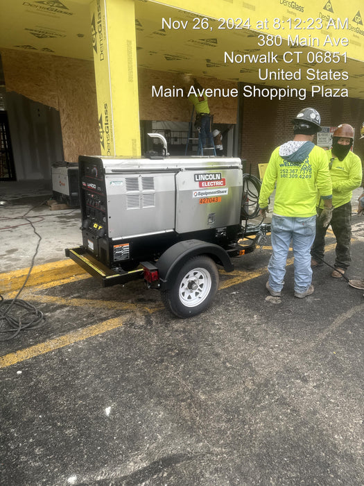 2024 Lincoln Electric LE400 Kubota V1505, Trlr, Cable Rack, Light Kit, ES Decals, T3