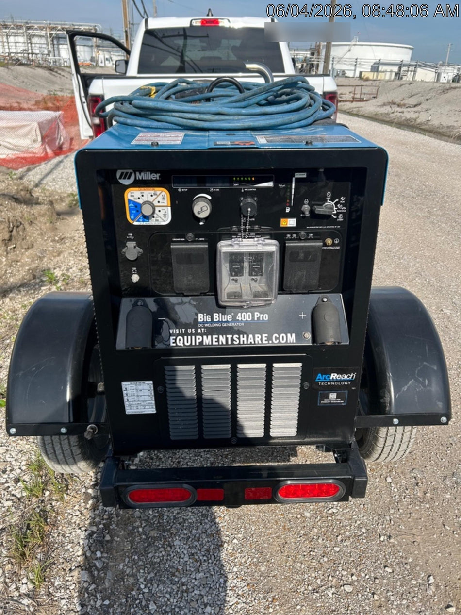 2025 MILLER ELECTRIC BIG BLUE 400