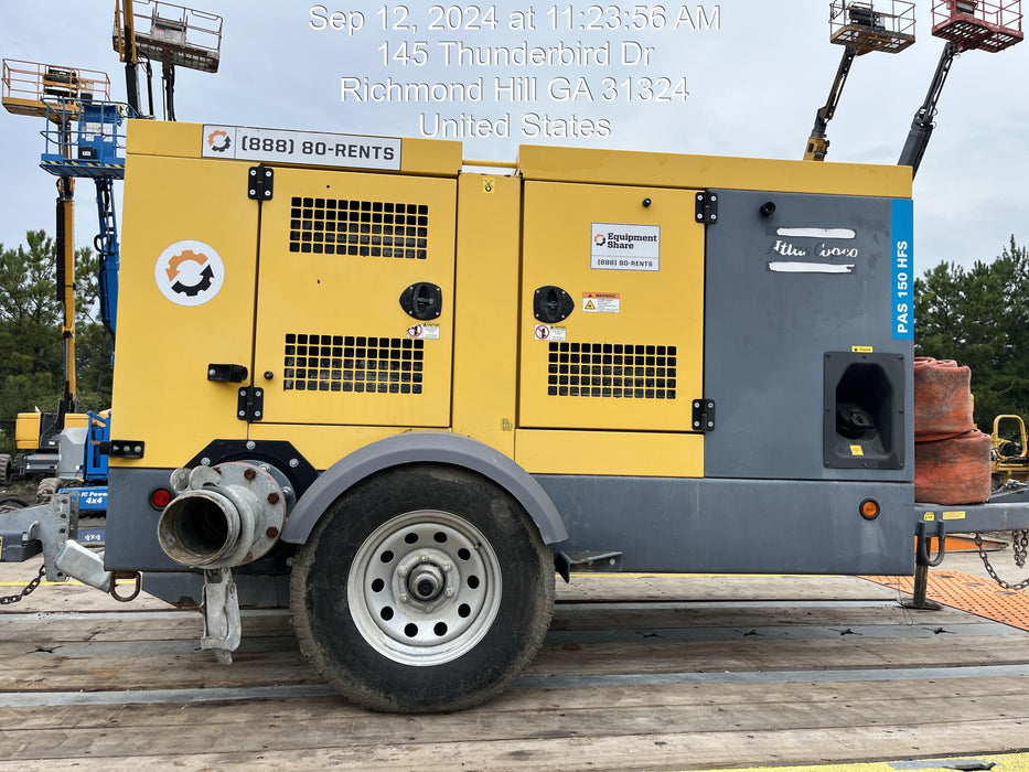 2020 ATLAS COPCO PAS 150 HF CS Enclosed