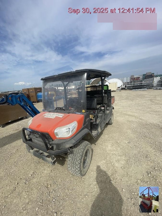 2022 Kubota RTV-X1140W-H Plastic Canopy, Windshield Acrylic Clear, LED Strobe Light, Wire Harness Kit, Back up Alarm