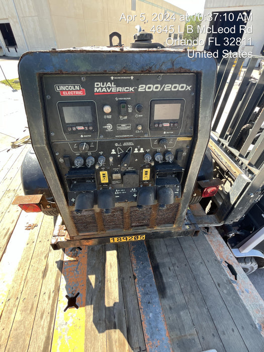 2021 Lincoln Electric Dual Maverick 200/200X Ready Pak 3, Includes Trailer, Cable Rack, Fender Light Kit