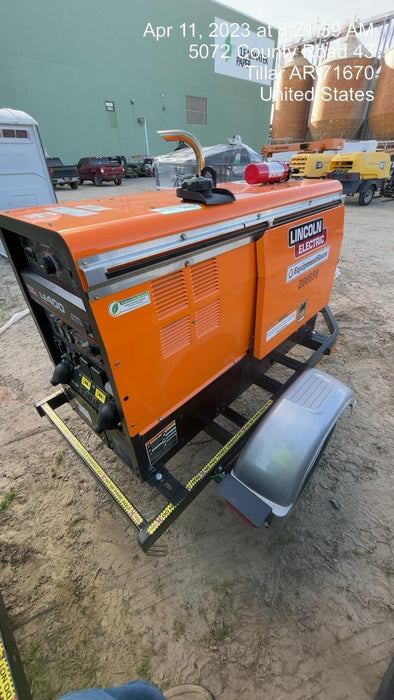 2022 Lincoln Electric LE400 Kubota V1505, Trlr, Cable Rack, Light Kit, ES Decals, T3