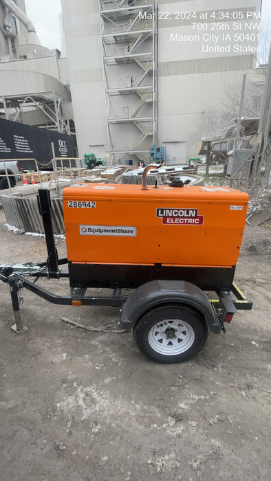 2022 Lincoln Electric LE400 Kubota V1505, Trlr, Cable Rack, Light Kit, ES Decals, T3