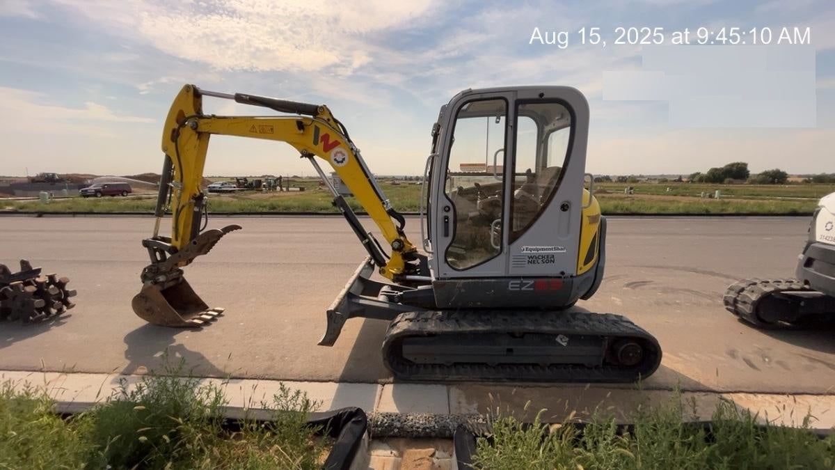 Wacker Neuson EZ38 EZ38 8K Track Excavator, TRK, LGD, CANOPY,  Bucket