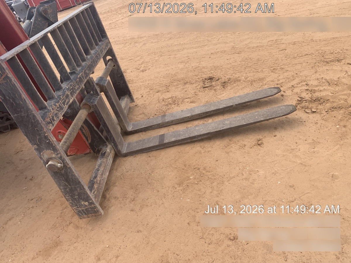 2018 Manitou 12042 Manitou MTA 12042 w/Open ROPS, Work Lights/Strobe, Aux Hyd, Solid Tires, Lift Hook, 66" Carriage, 72" Forks, Outriggers