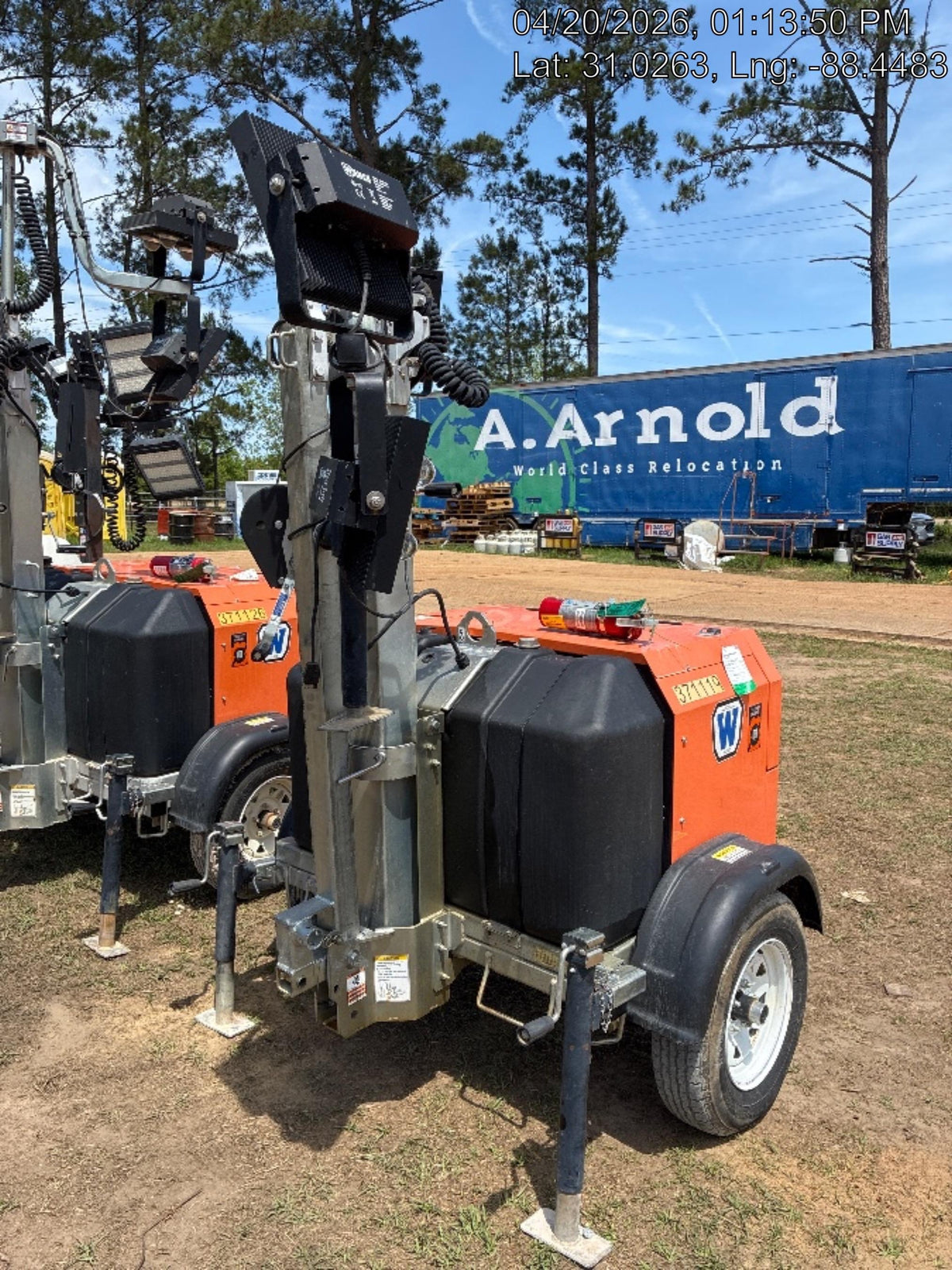 2023 Wanco WLTT-4MM4K Diesel, Deep Sea Controller, Shore Power Plug, Auto Start, (4) 350W LED Floodlights, 4kW Generator, 60 Gal Fuel Tank, 2" Ball, T3