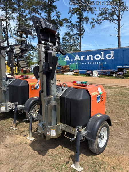 2023 Wanco WLTT-4MM4K Diesel, Deep Sea Controller, Shore Power Plug, Auto Start, (4) 350W LED Floodlights, 4kW Generator, 60 Gal Fuel Tank, 2" Ball, T3