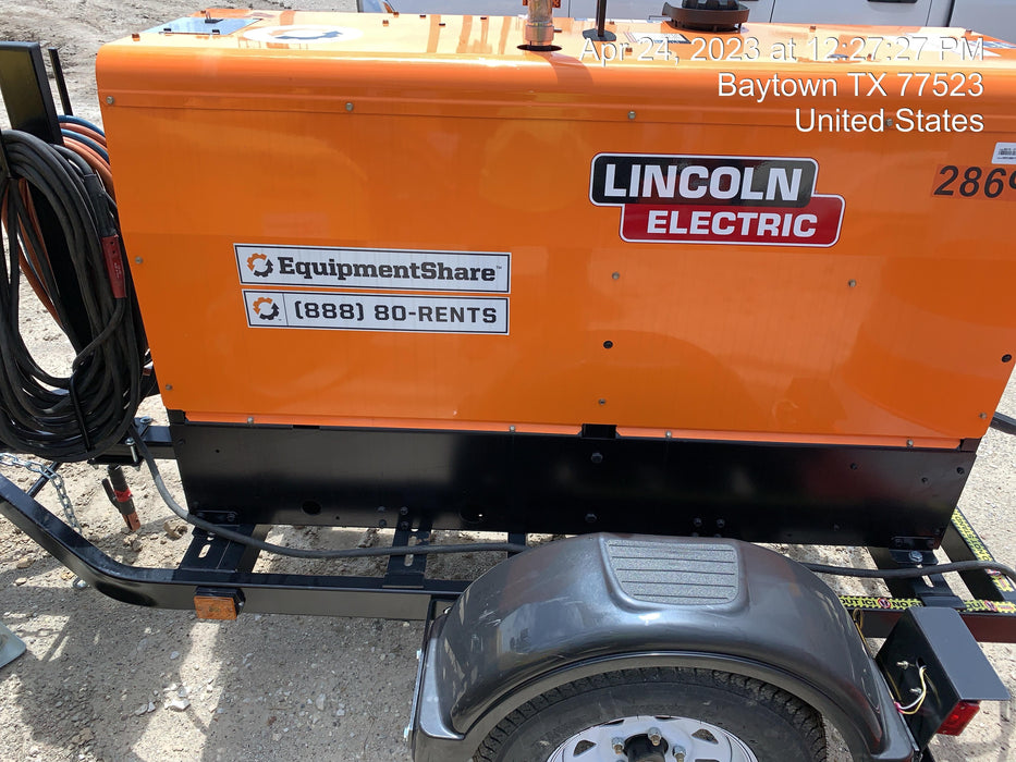 2022 Lincoln Electric LE400 Kubota V1505, Trlr, Cable Rack, Light Kit, ES Decals, T3