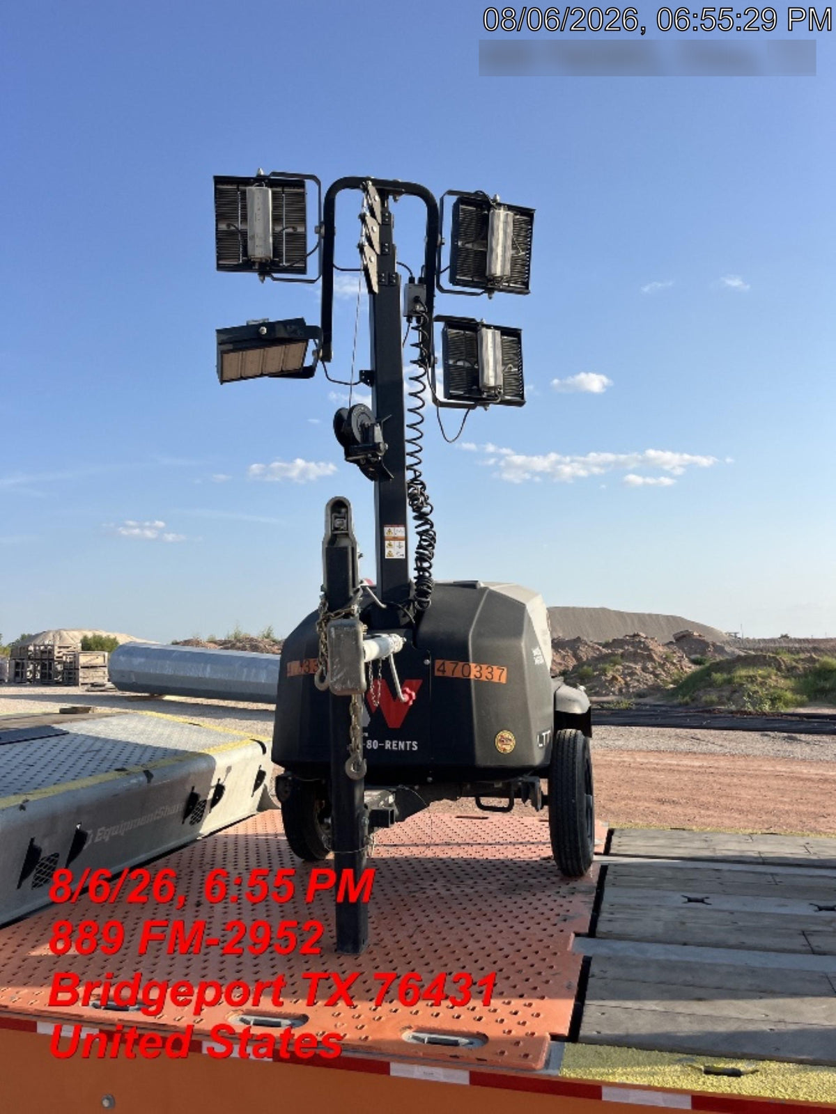 2024 Wacker Neuson LTT4 Diesel, Kohler KDW702, Deep Sea Controller, Auto Start, LED 320W, Bypass Outlet, T3