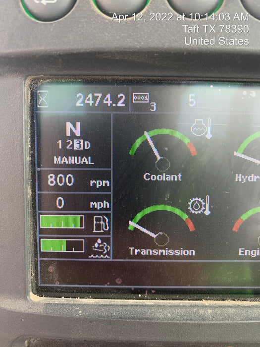 2020 John Deere 644K 4yd Wheel Loader, Cab/Heat/Air, 3 Function Hydraulics, JRB Hydraulic QC, QC 4yd bucket w/smooth cutting edge, QC Carriage, 72" Fork Tines, 5yr/5,000hr Powertrain and Hydraulics extended warranty