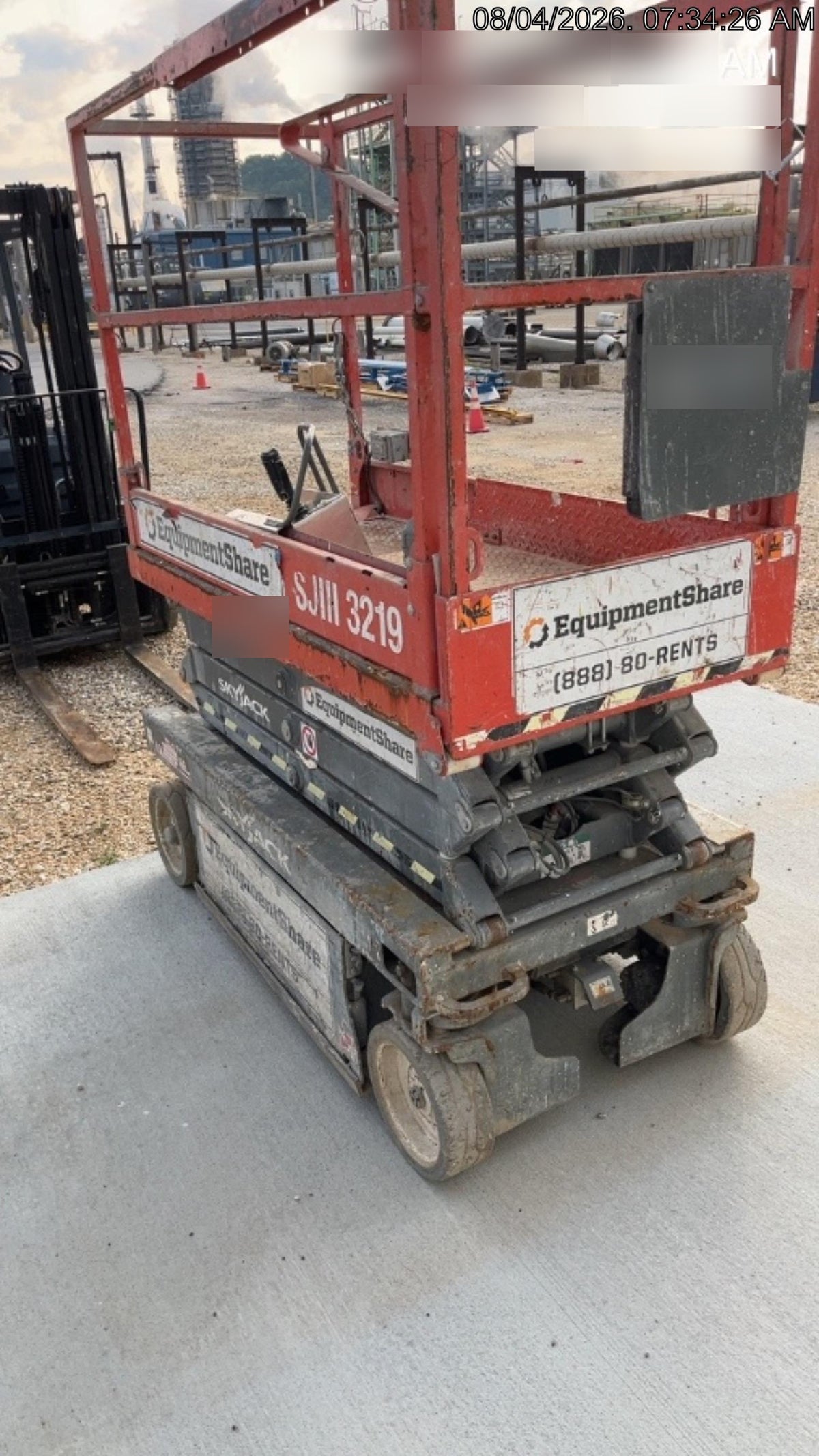 2019 Skyjack SJIII-3219 Standard Options, Trojan Batteries