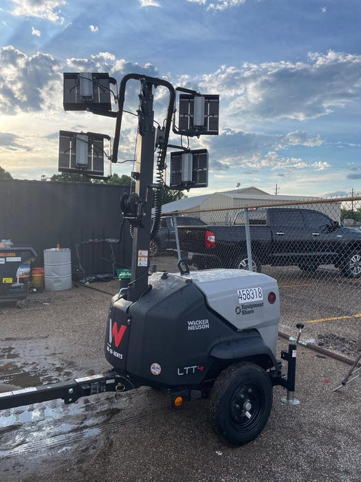 2024 Wacker Neuson LTT4 Diesel, Kohler KDW702, Deep Sea Controller, Auto Start, LED 320W, Bypass Outlet, T3