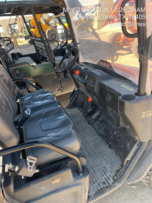 2020 Kubota RTV-X1140W-H 4WD, LED Strobe, Windshield Acrylic Clear, Plastic Canopy, Wire Harness Kit, Backup Alarm