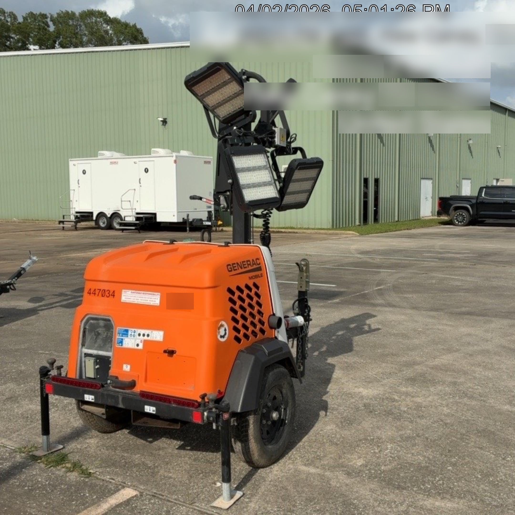 2024 Generac MLTS-4 2.4kW, Mitsu Eng, Analog, LED, Diesel.