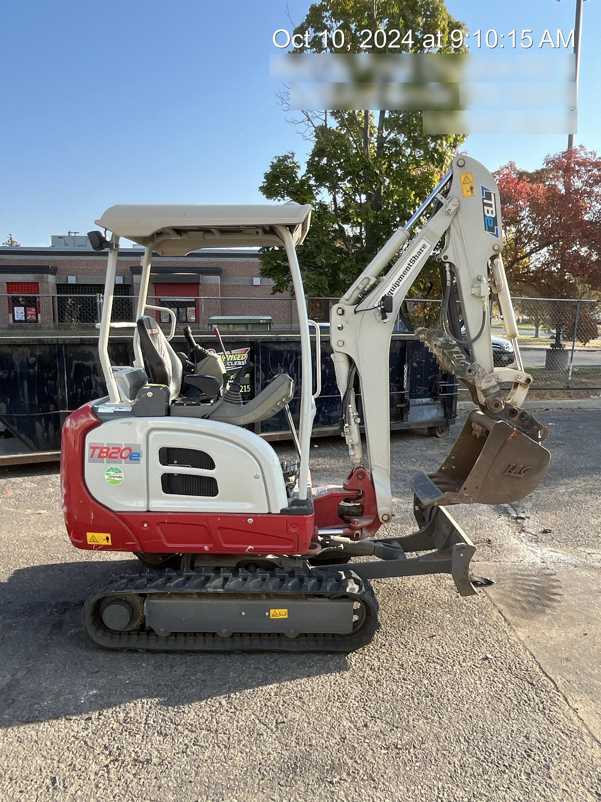 2022 TAKEUCHI TB20e