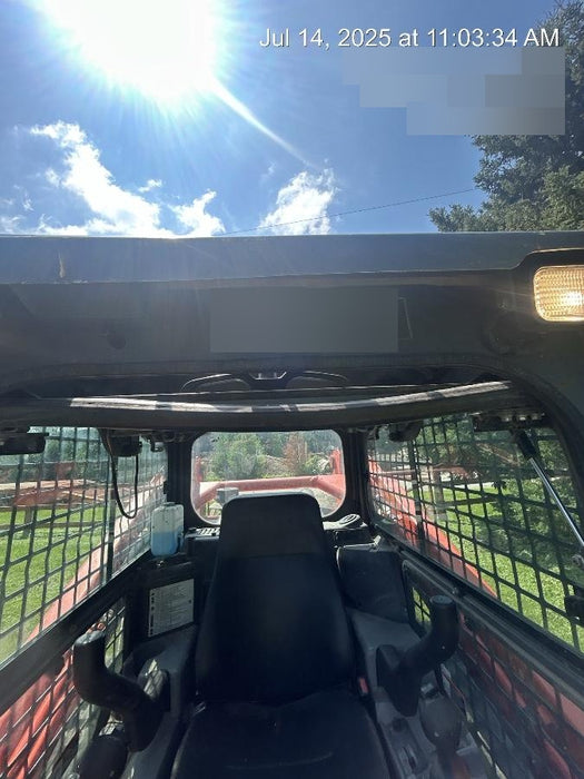 2019 Kubota SVL95-2S Cab/Heat/Air, Standard Tracks, Standard Flow w/Manual QC, 80" HD Bucket w/ Smooth Cutting Edge