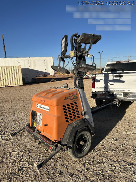 2024 Generac MLT2 Diesel, Flex Switch 120V Input, Powerzone Controller, 
(4) 320W LED Lights, 4kW Generator, 39.9 Gal Fuel Tank, 2" Ball, T3