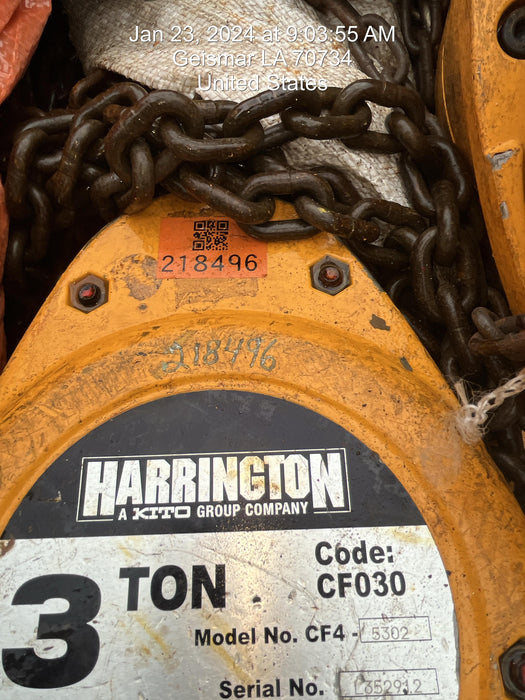 2022 HARRINGTON CF030-20