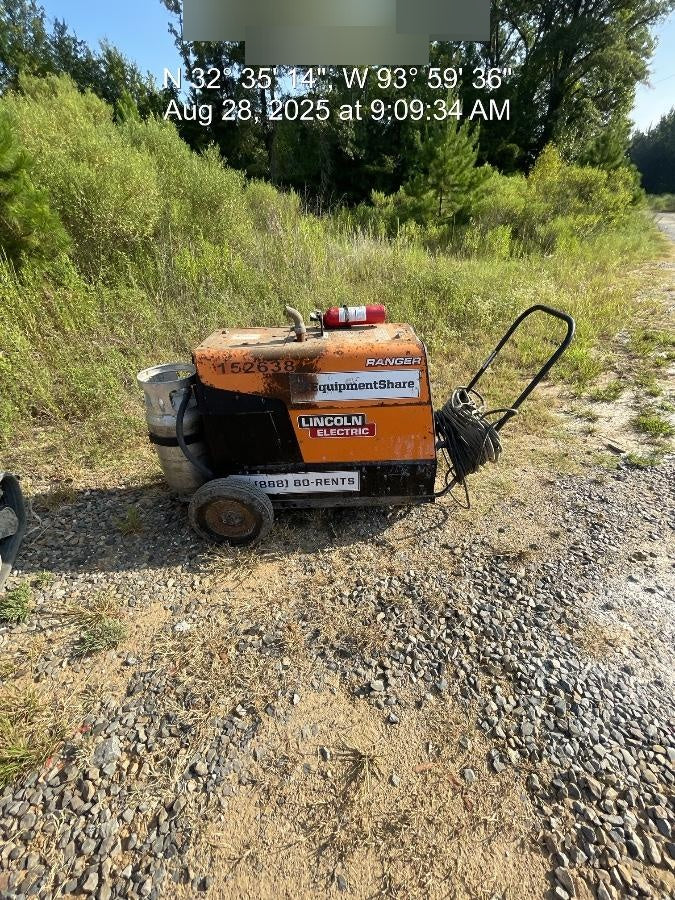2021 Lincoln Electric Ranger 305 LPG LPG One-Pak (includes undercarriage, tank holder & tank strap) ORANGE