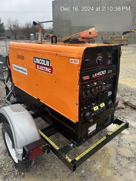 2022 Lincoln Electric LE400 Kubota V1505, Trlr, Cable Rack, Light Kit, ES Decals, T3