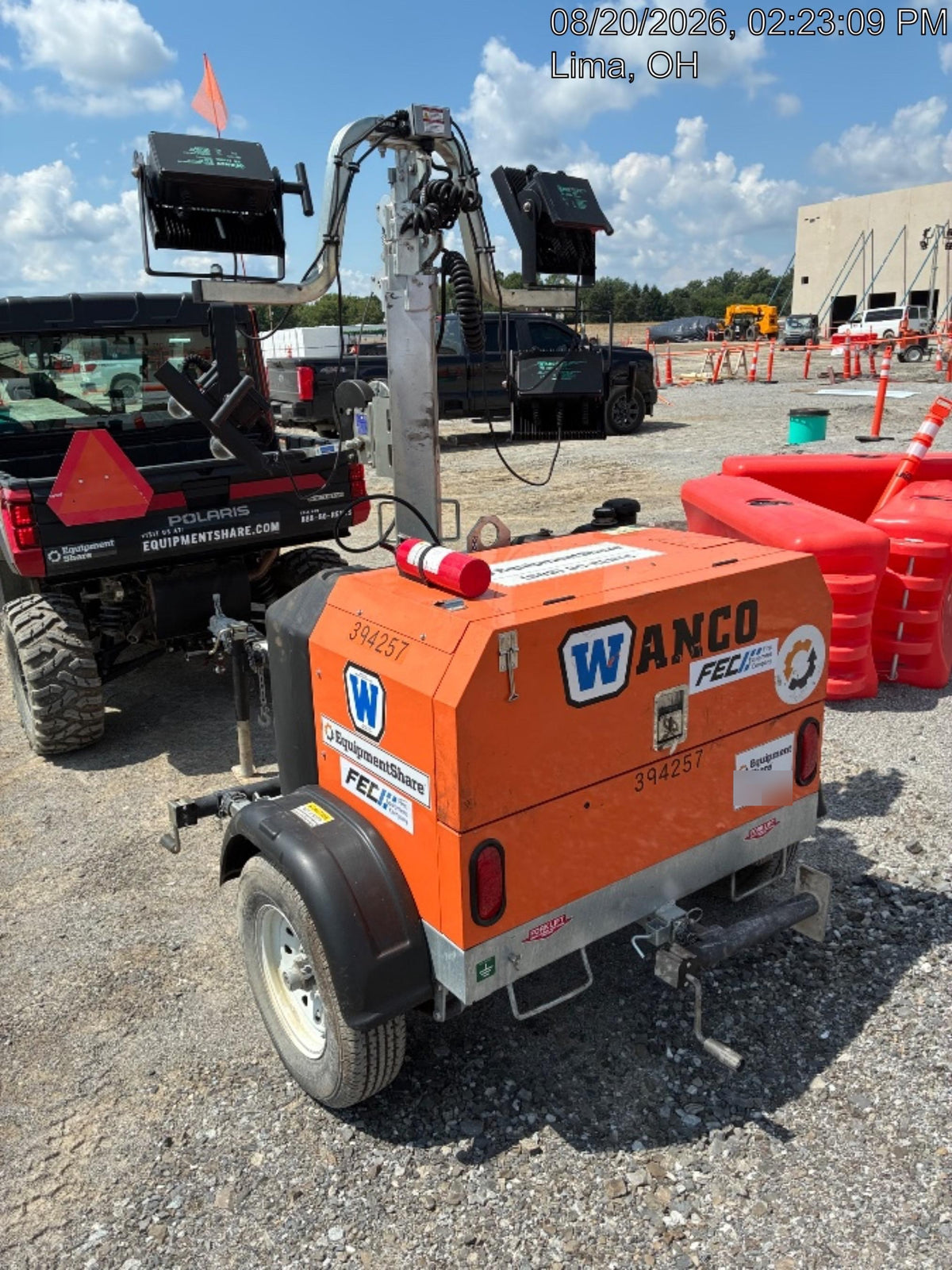 2024 Wanco WLTT-4MM4K Diesel, Deep Sea Controller, Shore Power Plug, Auto Start, (4) 350W LED Floodlights, 4kW Generator, 60 Gal Fuel Tank, 2" Ball, T3