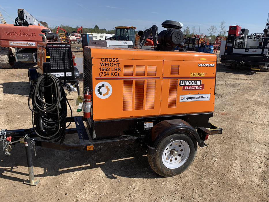 2021 Lincoln Electric Vantage 549X Ready Pak 3, ORANGE (includes trailer, cable rack, fender light kit)