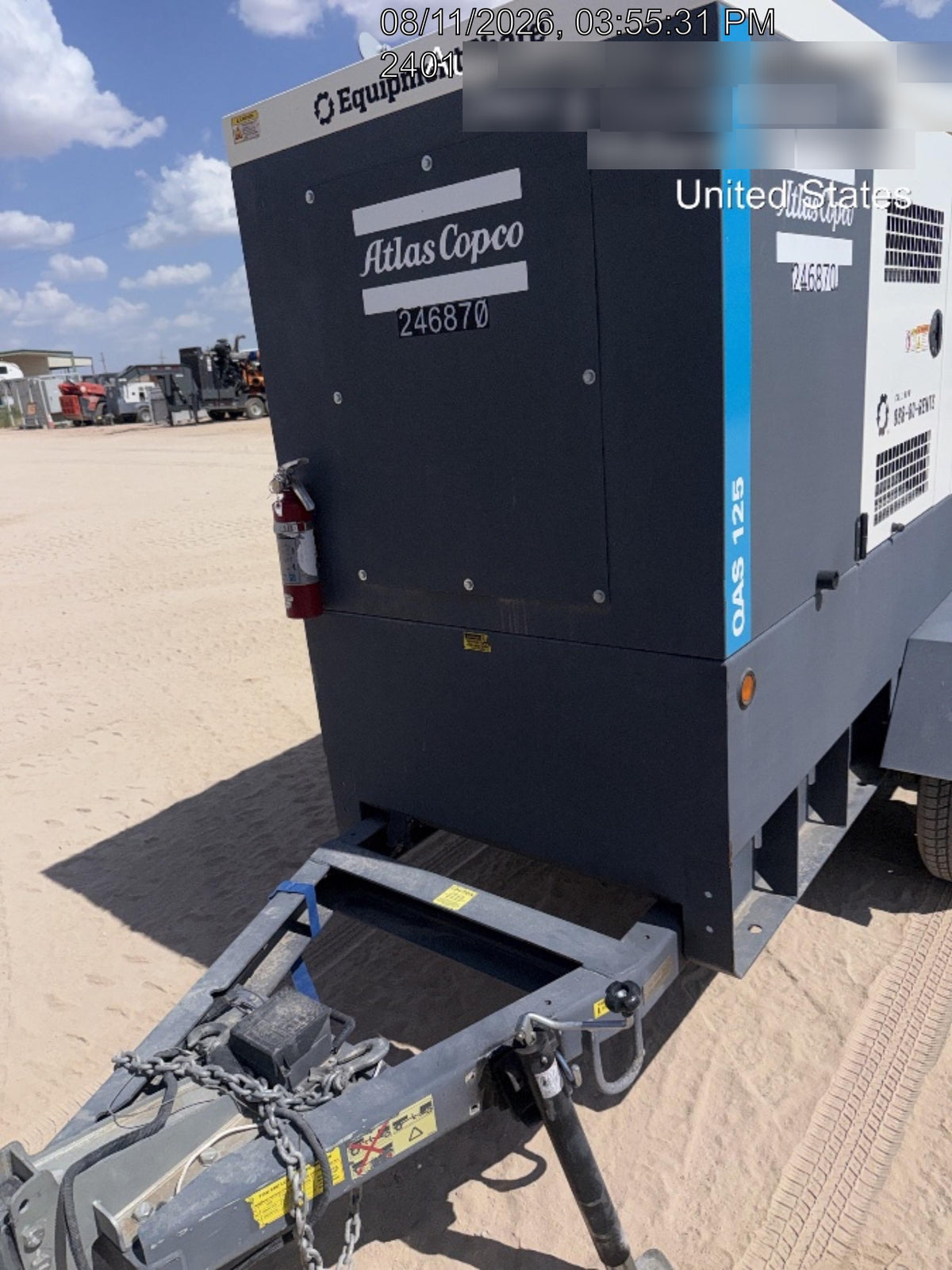 2022 ATLAS COPCO QAS 125