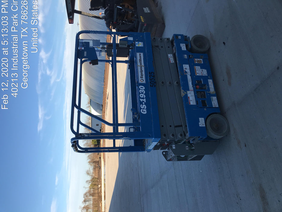 2019 Genie GS-1930 Fixed Rails with Chain Entry