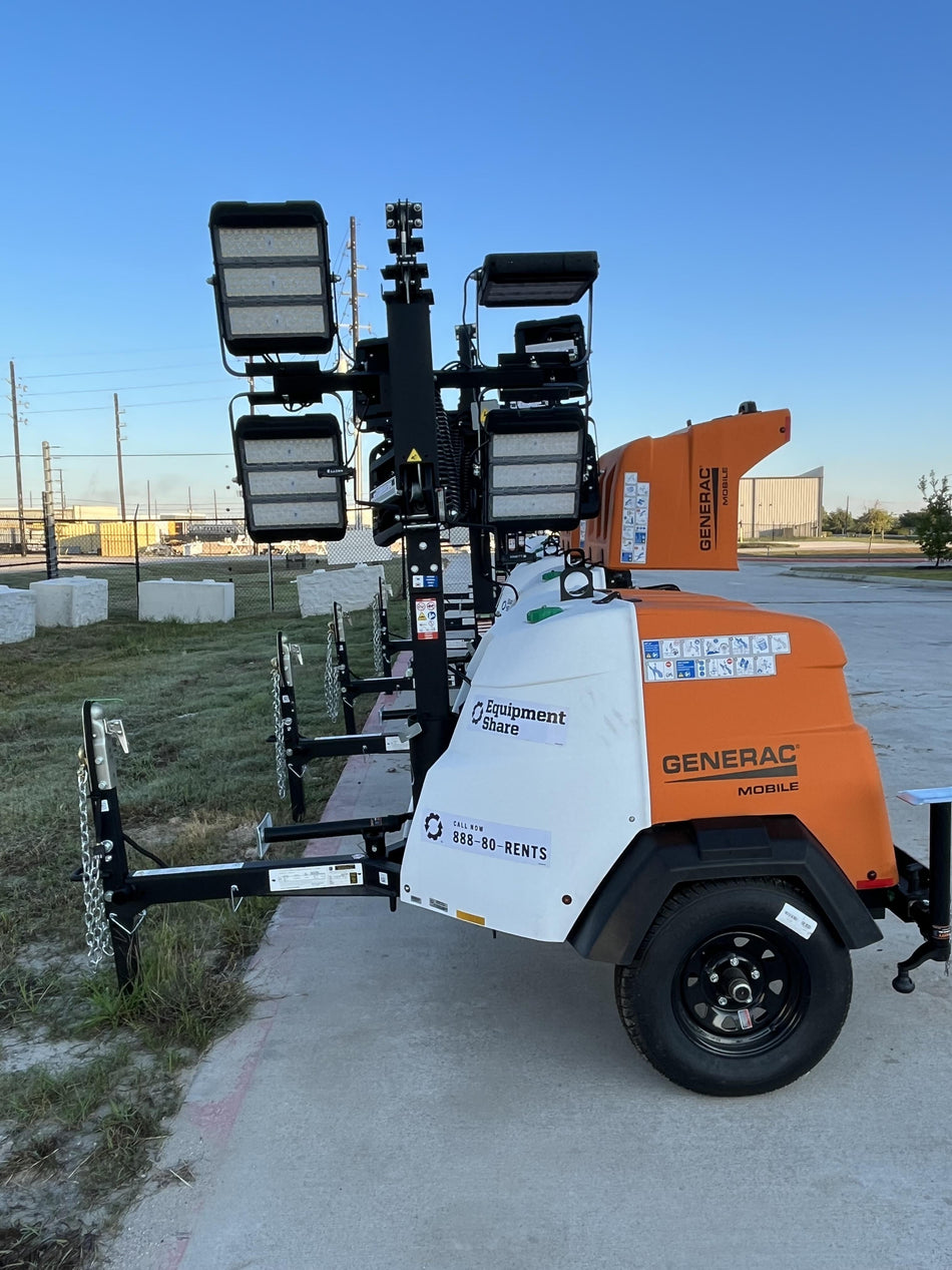 2023 Generac MLT2 Diesel, Flex Switch 120V Input, Powerzone Controller, 
(4) 320W LED Lights, 4kW Generator, 39.9 Gal Fuel Tank, 2" Ball, T3