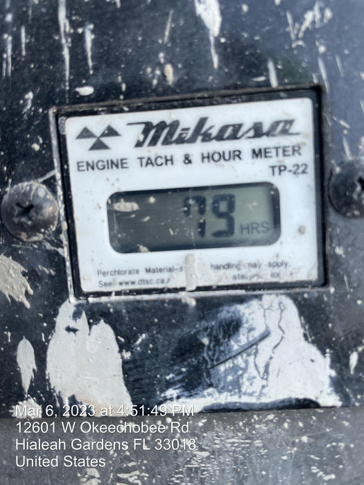 2022 Multiquip MVH408GH Reversible Plate Compactor, Gas