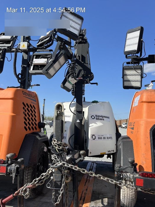 2023 Generac MLT2 Diesel, Flex Switch 120V Input, Powerzone Controller, 
(4) 320W LED Lights, 4kW Generator, 39.9 Gal Fuel Tank, 2" Ball, T3