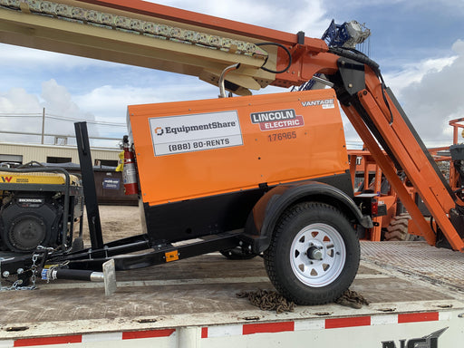 2021 Lincoln Electric Vantage 322 Vantage 322 Ready Pak 3 w/ Decals, ORANGE (includes trailer, cable rack, fender light kit) NO Telematics
