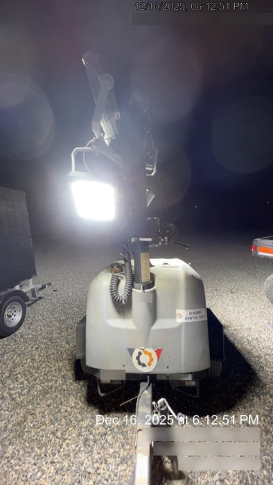 2019 Wacker Neuson LTV6L-MH Mobile Light Tower w/Fuel Level Sensor Installed