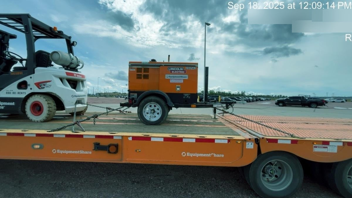 2022 Lincoln Electric LE400 Kubota V1505, Trlr, Cable Rack, Light Kit, ES Decals, T3