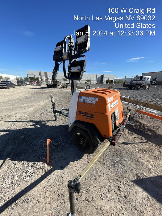 2023 Generac MLT2 Diesel, Flex Switch 120V Input, Powerzone Controller, 
(4) 320W LED Lights, 4kW Generator, 39.9 Gal Fuel Tank, 2" Ball, T3