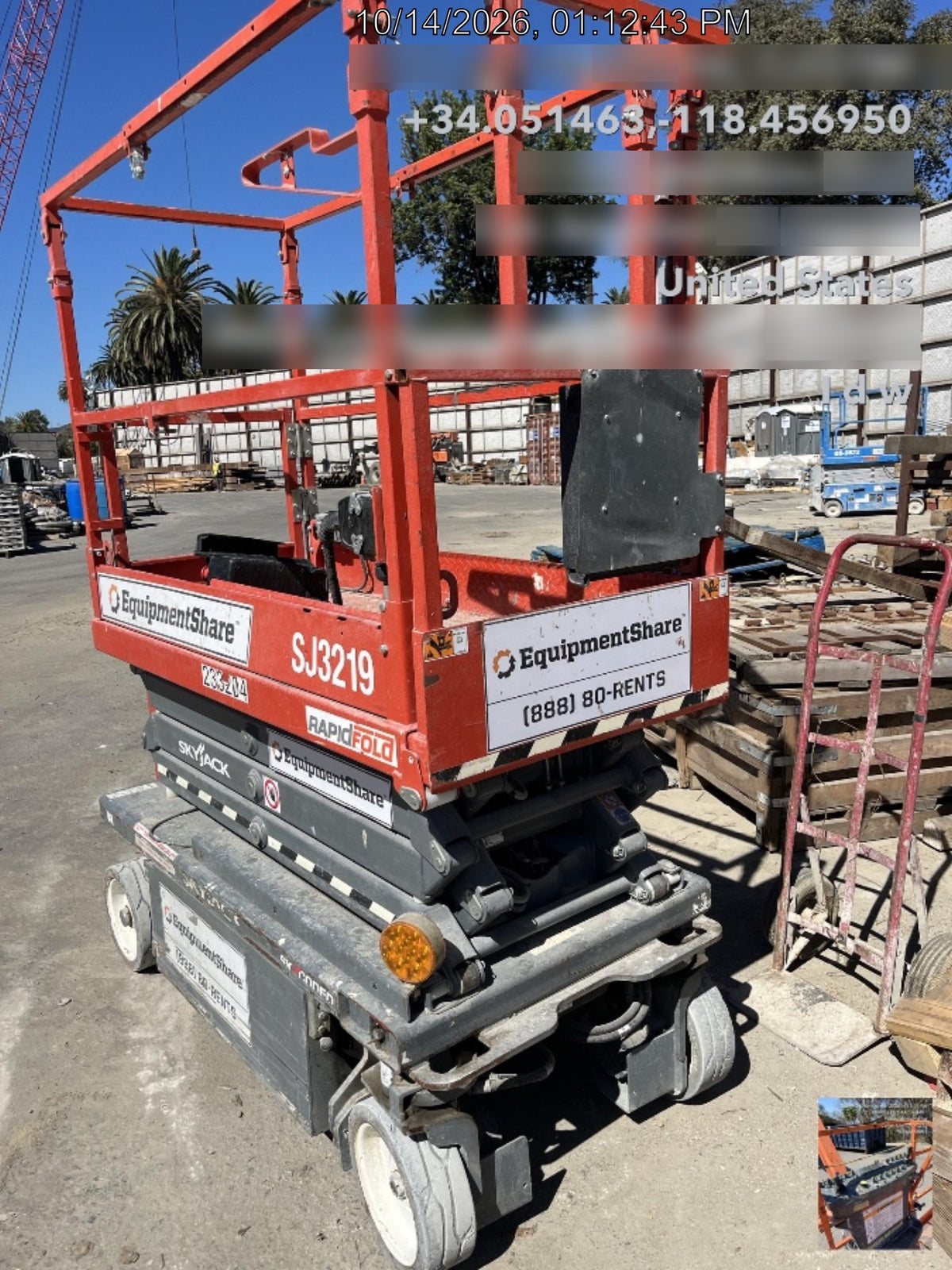 2022 SKYJACK SJ3219