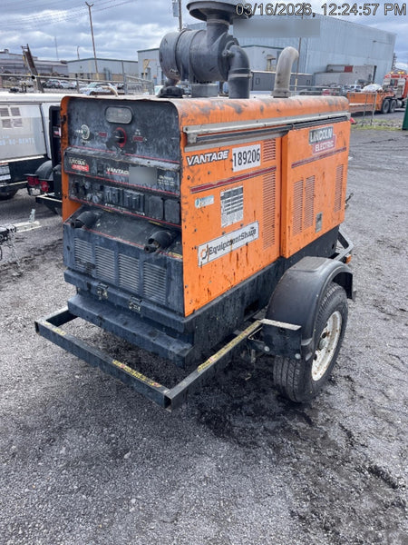 2021 Lincoln Electric Vantage 549X Ready Pak 3, ORANGE (includes trailer, cable rack, fender light kit)