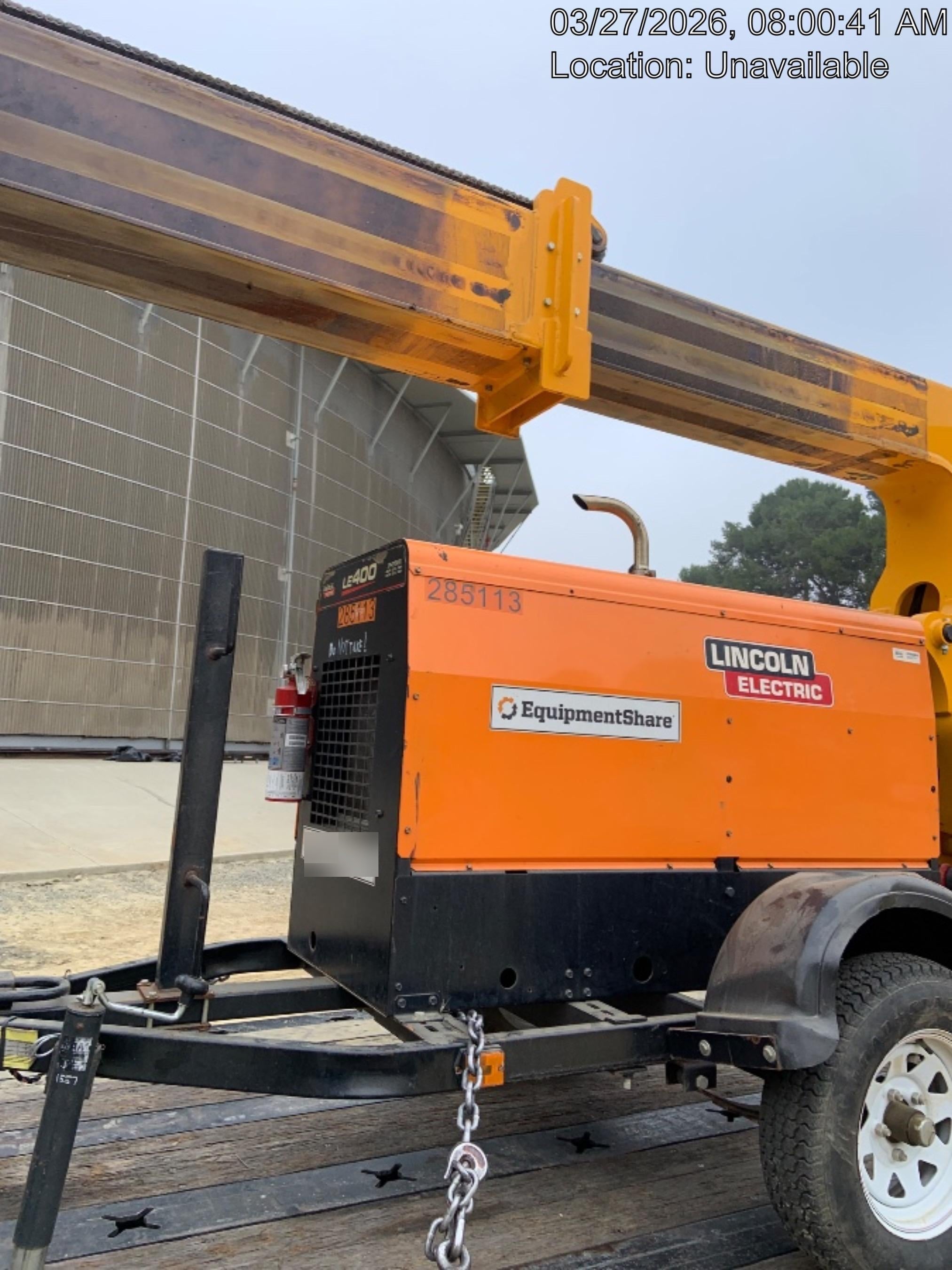 2022 Lincoln Electric LE400 Kubota V1505, Trlr, Cable Rack, Light Kit, ES Decals, T3