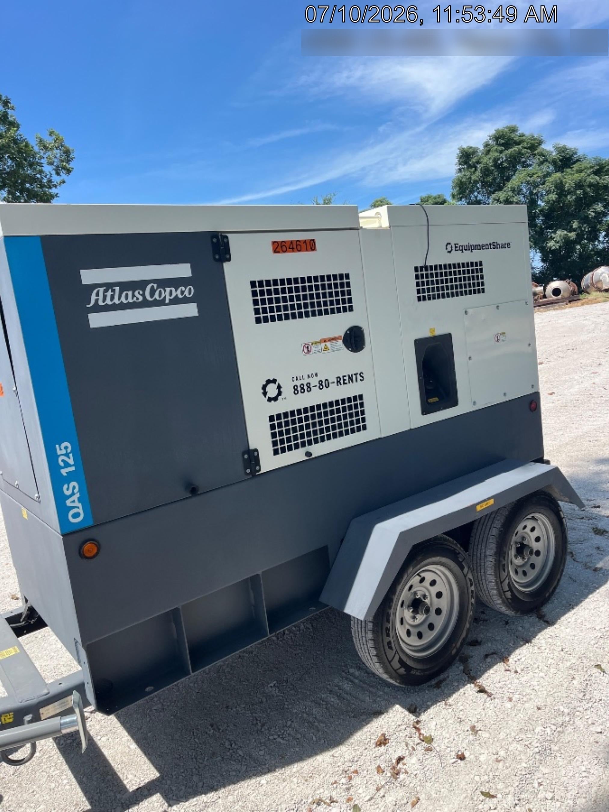 2022 ATLAS COPCO QAS 125