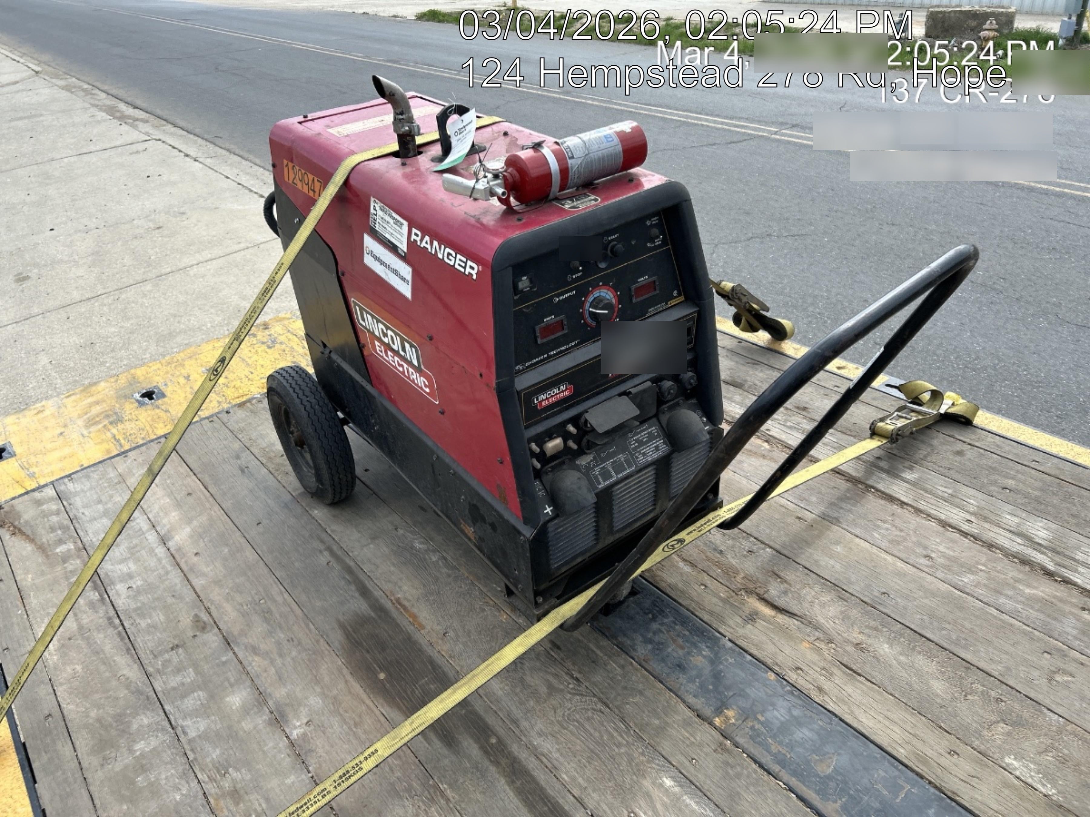 2021 Lincoln Electric Ranger 305 LPG K3430-1, Ranger 305 LPG, Undercarriage, Tank Holder & Strap, 10kw AC Gen, 25hp Kohler LPG Eng