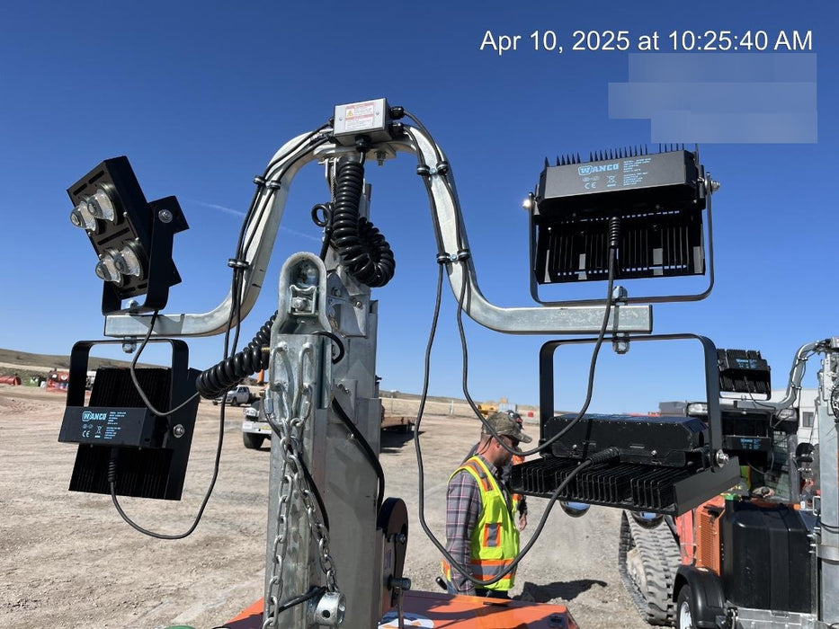 2024 Wanco WLTT-4MM4K Diesel, Deep Sea Controller, Shore Power Plug, Auto Start, (4) 350W LED Floodlights, 4kW Generator, 60 Gal Fuel Tank, 2" Ball, T3