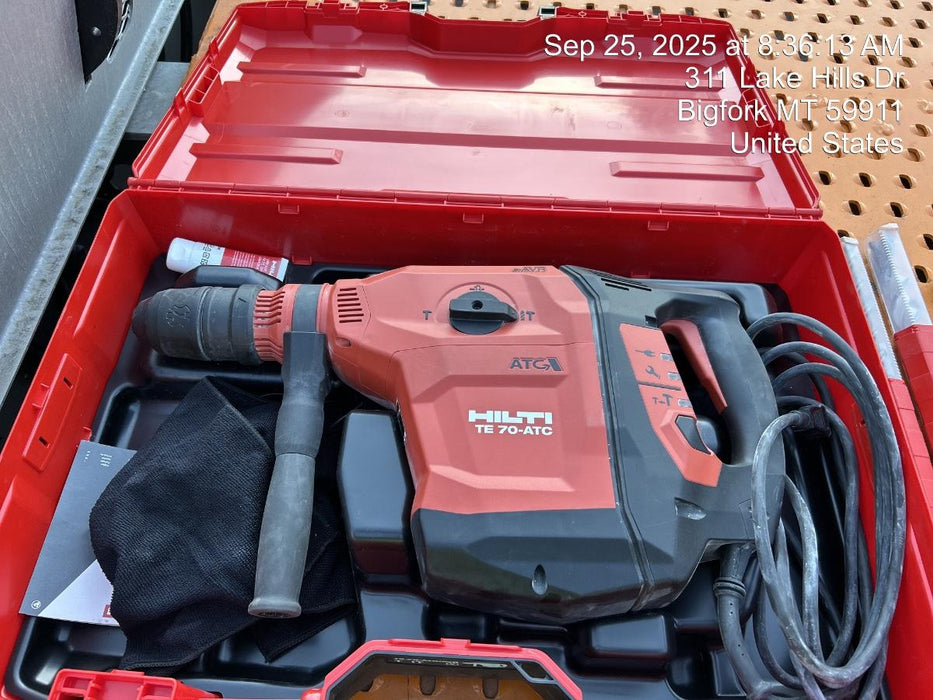 2025 HILTI TE 70-ATC/AVR