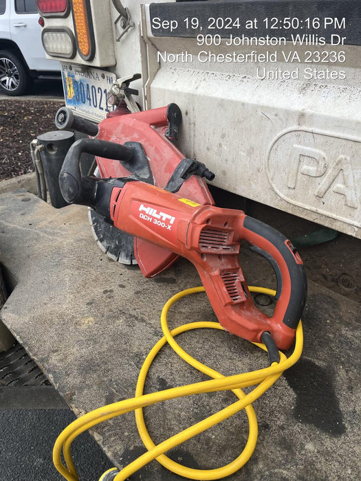 2021 HILTI DCH 300-X