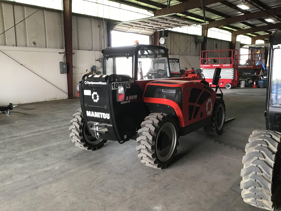 2020 Manitou MTA5519 Canopy, Solid Tires, Work Lights, Beacon, Aux Hydraulics, Back up Alarm, Mirrors, ES Keypad