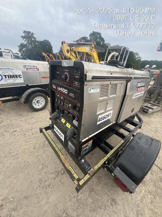 2024 Lincoln Electric LE400 Kubota V1505, Trlr, Cable Rack, Light Kit, ES Decals, T3