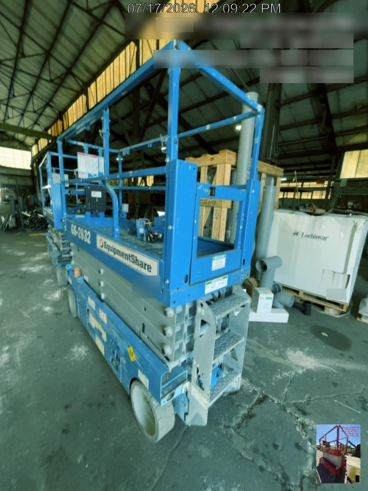 2019 Genie GS-2632 Folding Rails, Swing Gate, EE Rated