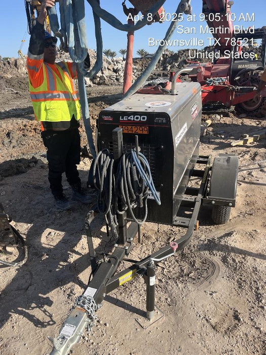 2025 Lincoln Electric LE400 Diesel, Kubota V1505, 22 HP, Trlr, Cable Rack, Light Kit, ES Decals, T3