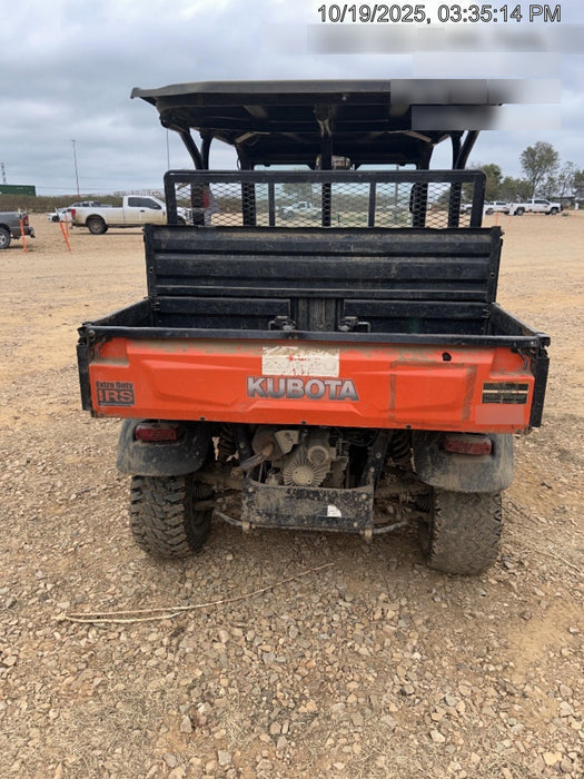 2019 Kubota RTV-X1140 4wd Utility Cart, LED Strobe, Windshield Tempered Glass, Pastic Canopy, Wire Harness Kit, Backup Alarm
