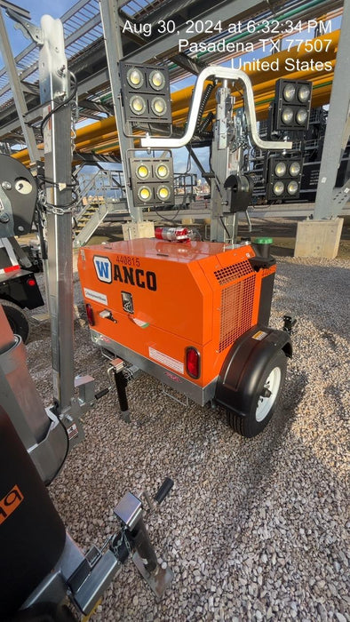 2024 Wanco WLTT-4MM4K Diesel, Deep Sea Controller, Shore Power Plug, Auto Start, (4) 350W LED Floodlights, 4kW Generator, 60 Gal Fuel Tank, 2" Ball, T3
