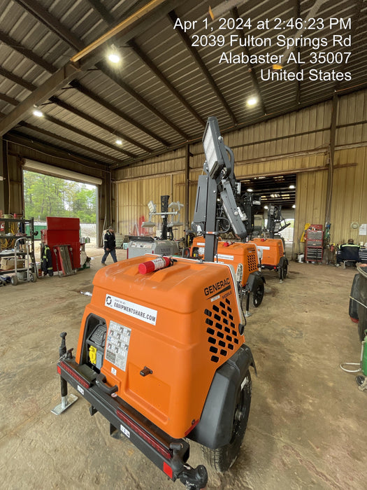 2024 Generac MLT2 Diesel, Flex Switch 120V Input, Powerzone Controller, 
(4) 320W LED Lights, 4kW Generator, 39.9 Gal Fuel Tank, 2" Ball, T3